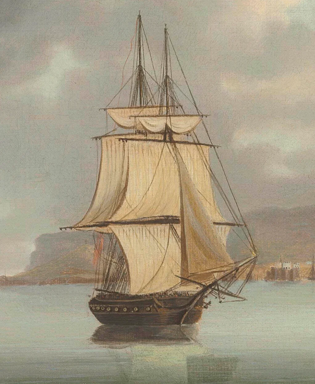 Funchal Roadstead,HMS Blenheim with Greyhound and Harrier Outward Bound, 1805




Lot number: Live Auction 2547 lot 82 Sale 23 Apr 2012. NYR_2012_02547_0082_(060246)