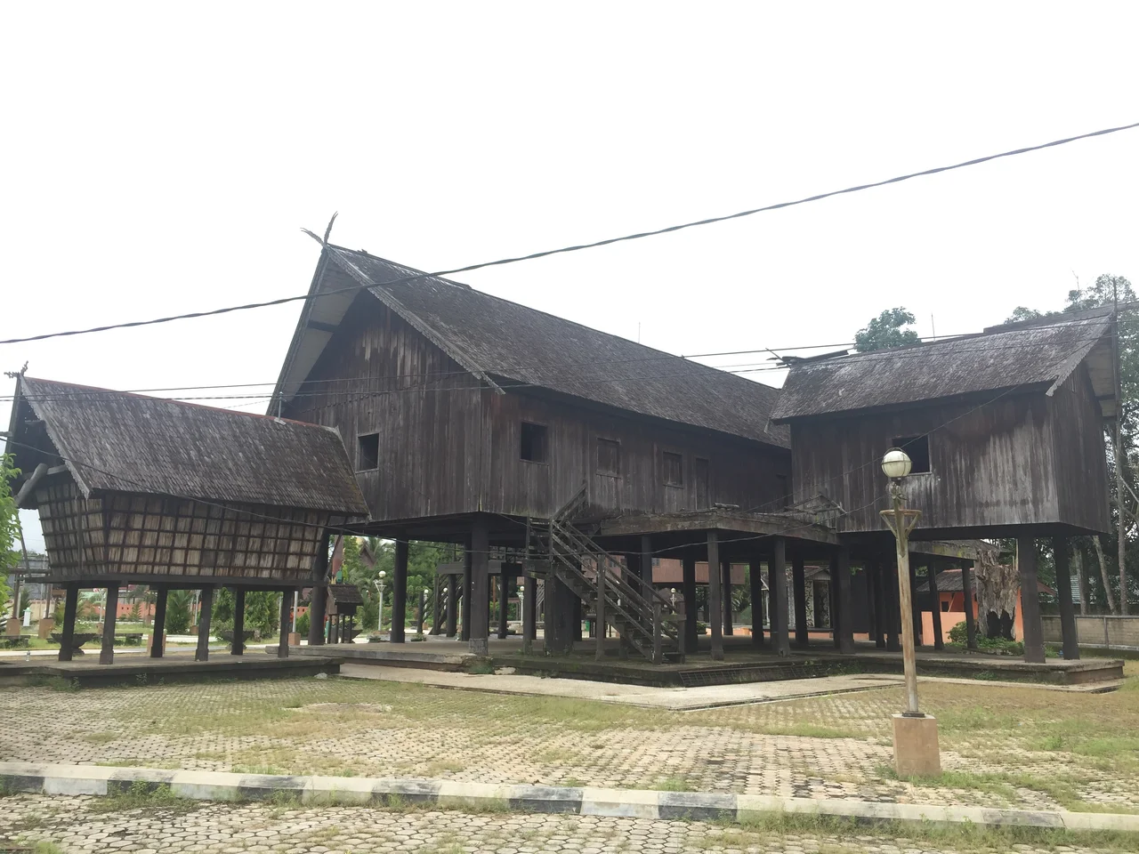 Rumah Betang in Lewu Hante Museum, Tamiang Layang, Kalimantan Tengah