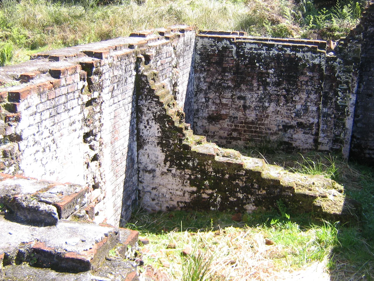 Remains of the Solitary Cells on Sarah Island, part of the w:Macquarie Harbour Penal Station in Tasmania