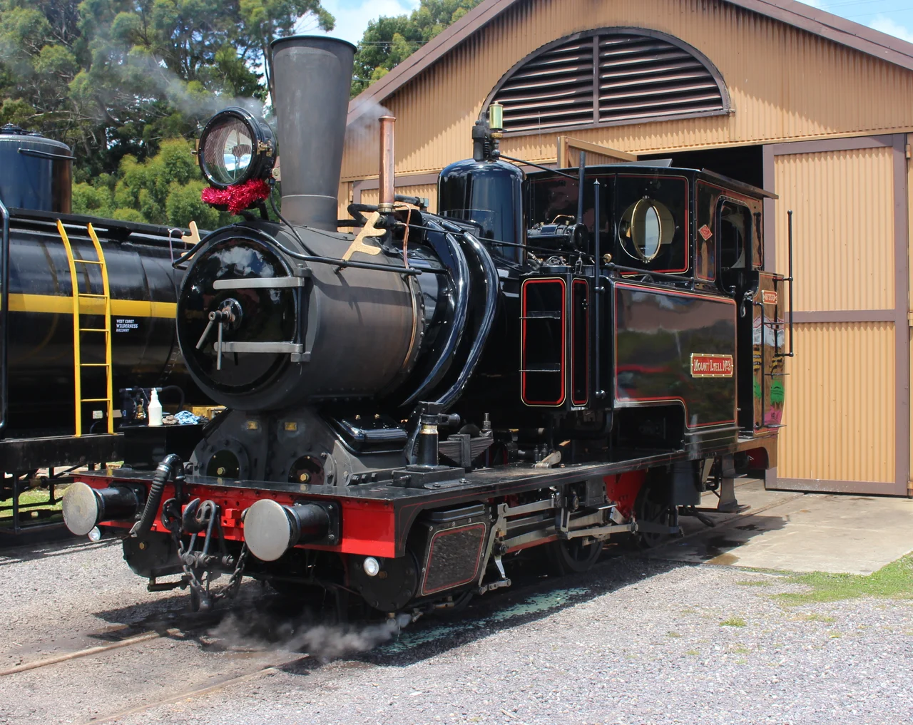 West Coast Wilderness Railway Mount Lyell No. 3 on Boxing day 2014