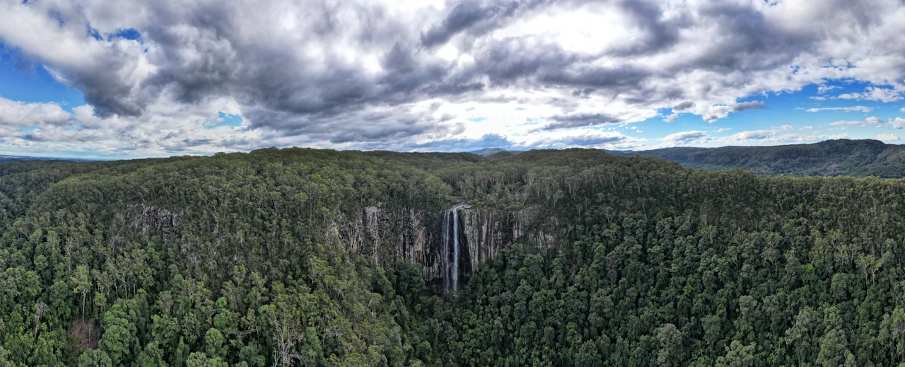 Minyon Falls panorama June 2025