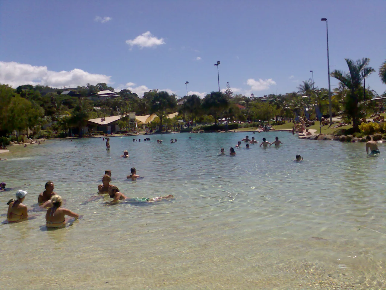 Lagoon at Airlie Beach.