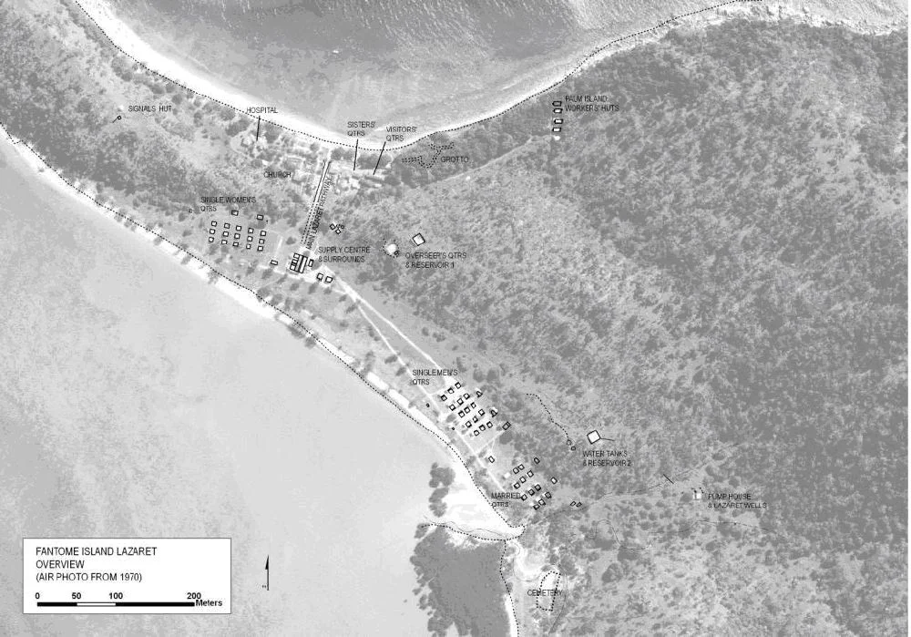 Fantome Island - aerial 1 (2012) - lazaret