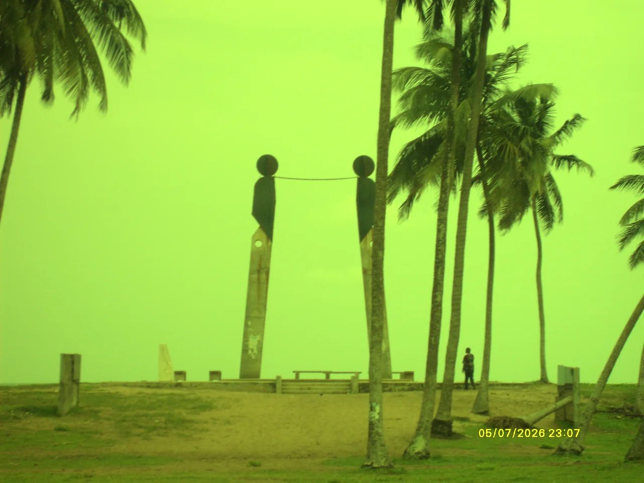 The point of no return was the spot where the slaves were taken away to unknown lands after they had trekked to the Atlantic ocean. At the extreme of this peninsula, they would have been given a drink from the slave spirit attenuation well which made them loose their homeland memories and become less aggressive and submissive to the  instructions of the foreign slave dealers.