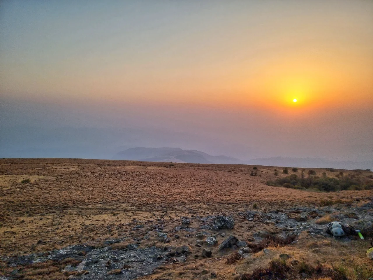Sunset on Chappal Waddi. March, 2021