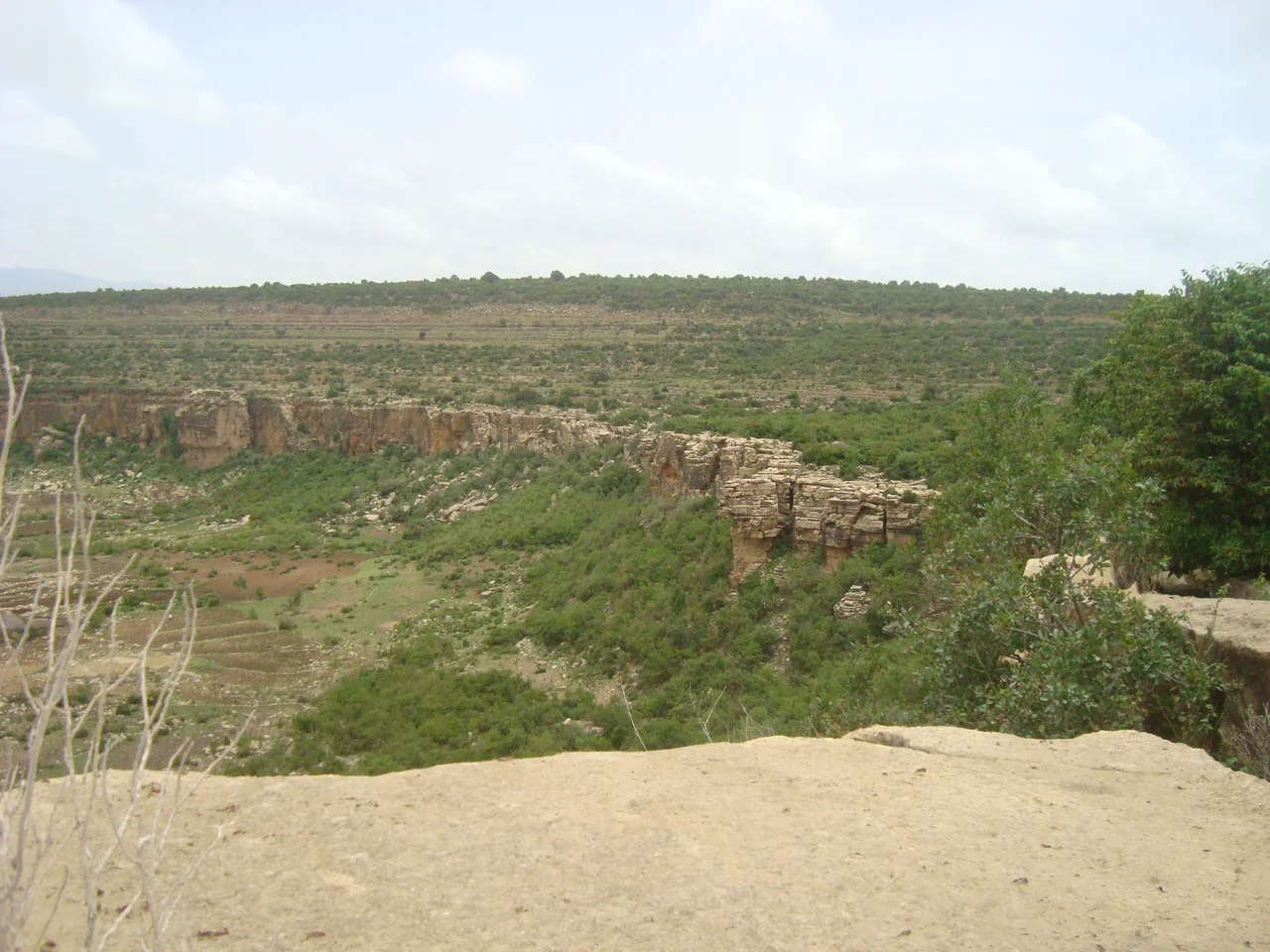 Antalo Limestone cliff in Mishlam, woreda Dogu'a Tembien, Tigray, Ethiopia