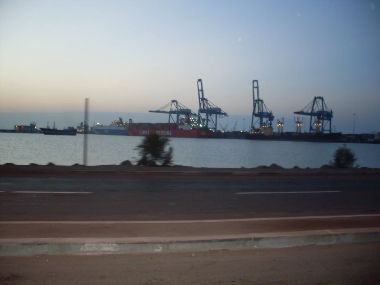The International Port of Djibouti (Port Internationale de Djibouti) in Djibouti City.