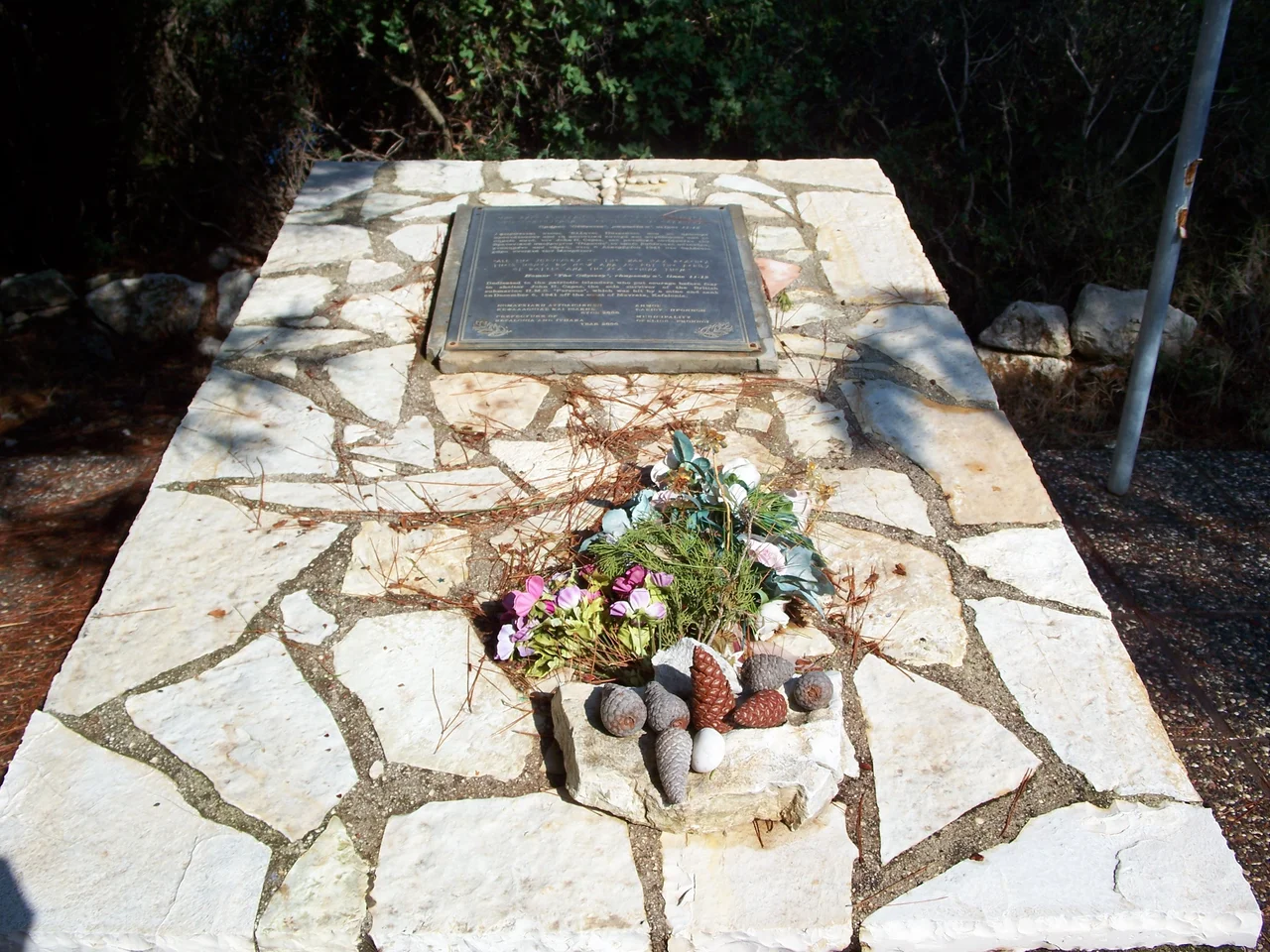 HMS Perseus Memorial, just outside of Poros, Kefalonia