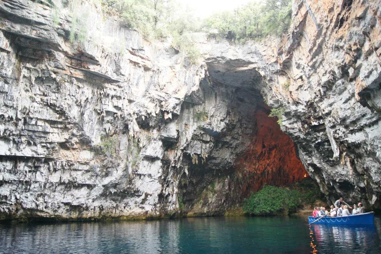 Lake Melissani in Kefalonia