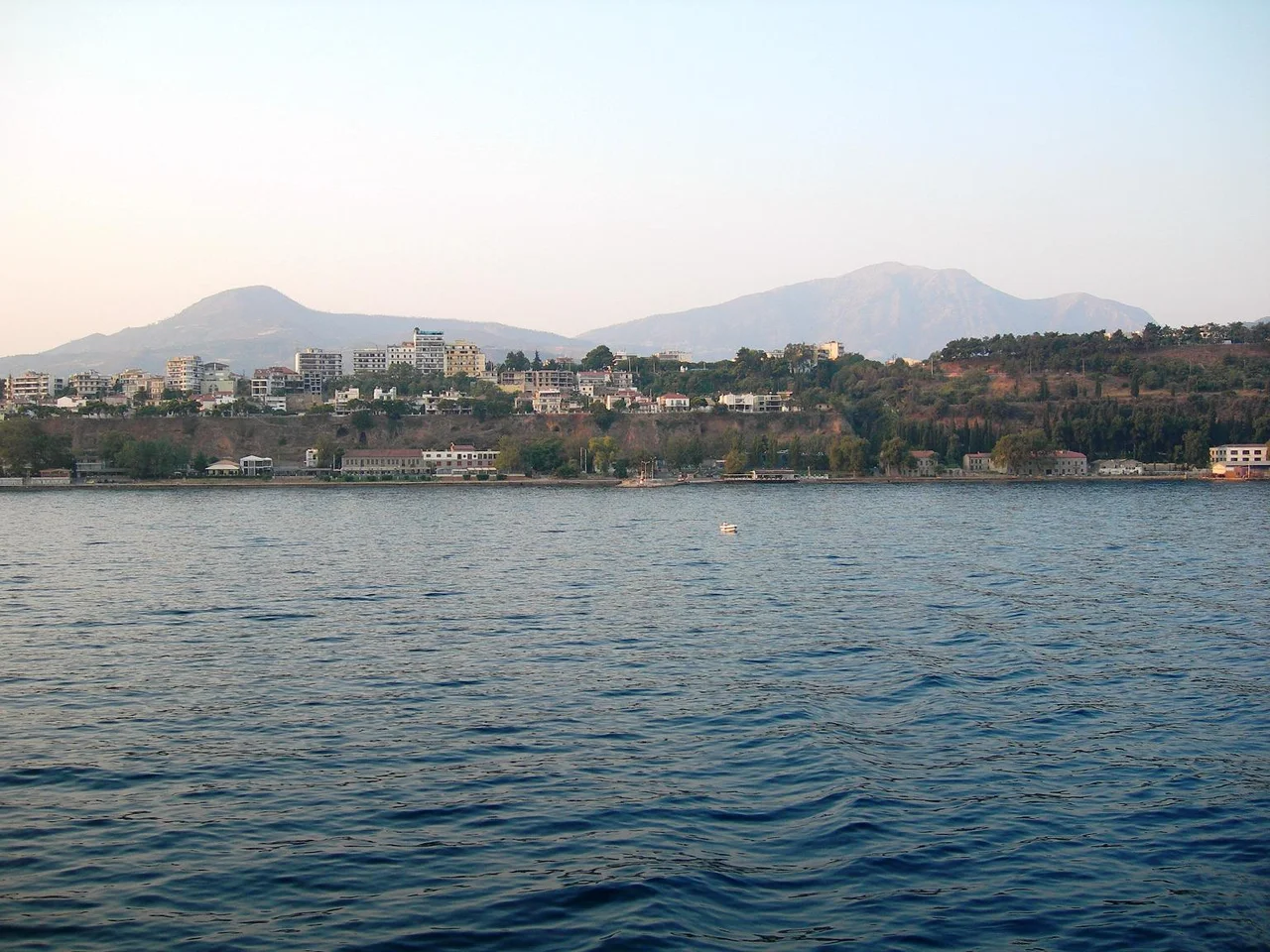 Aigio as seen from the Corinthiac bay