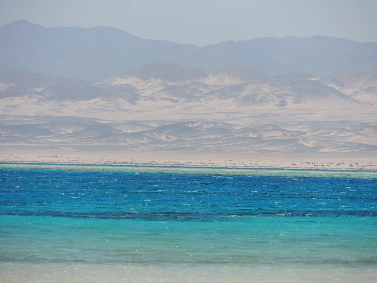 Beautiful beach of Ras Hankorab in Wadi El Gemal national park