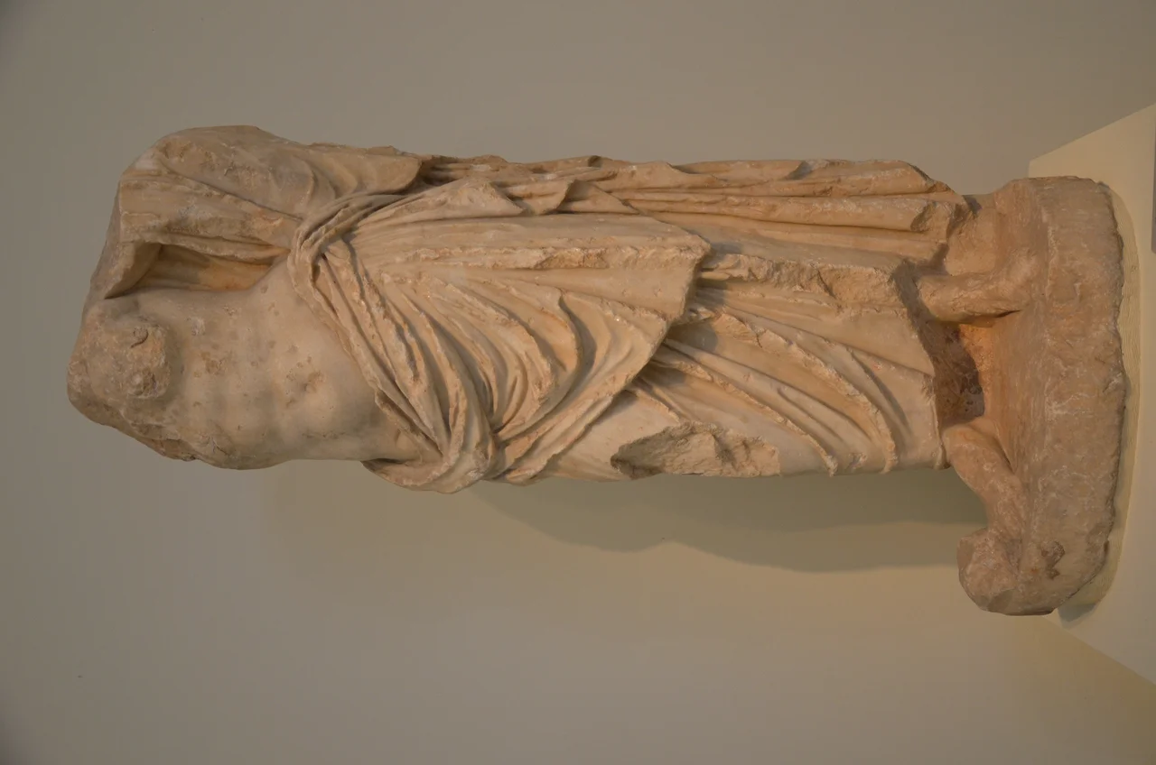 =Statue of a goddess, possibly Aphrodite, found near the Monastery of Loukou (Arcadia), probably from the decoration of the villa of Herodes Atticus, middle of 2nd century AD, National Archaeological Museum of Athens