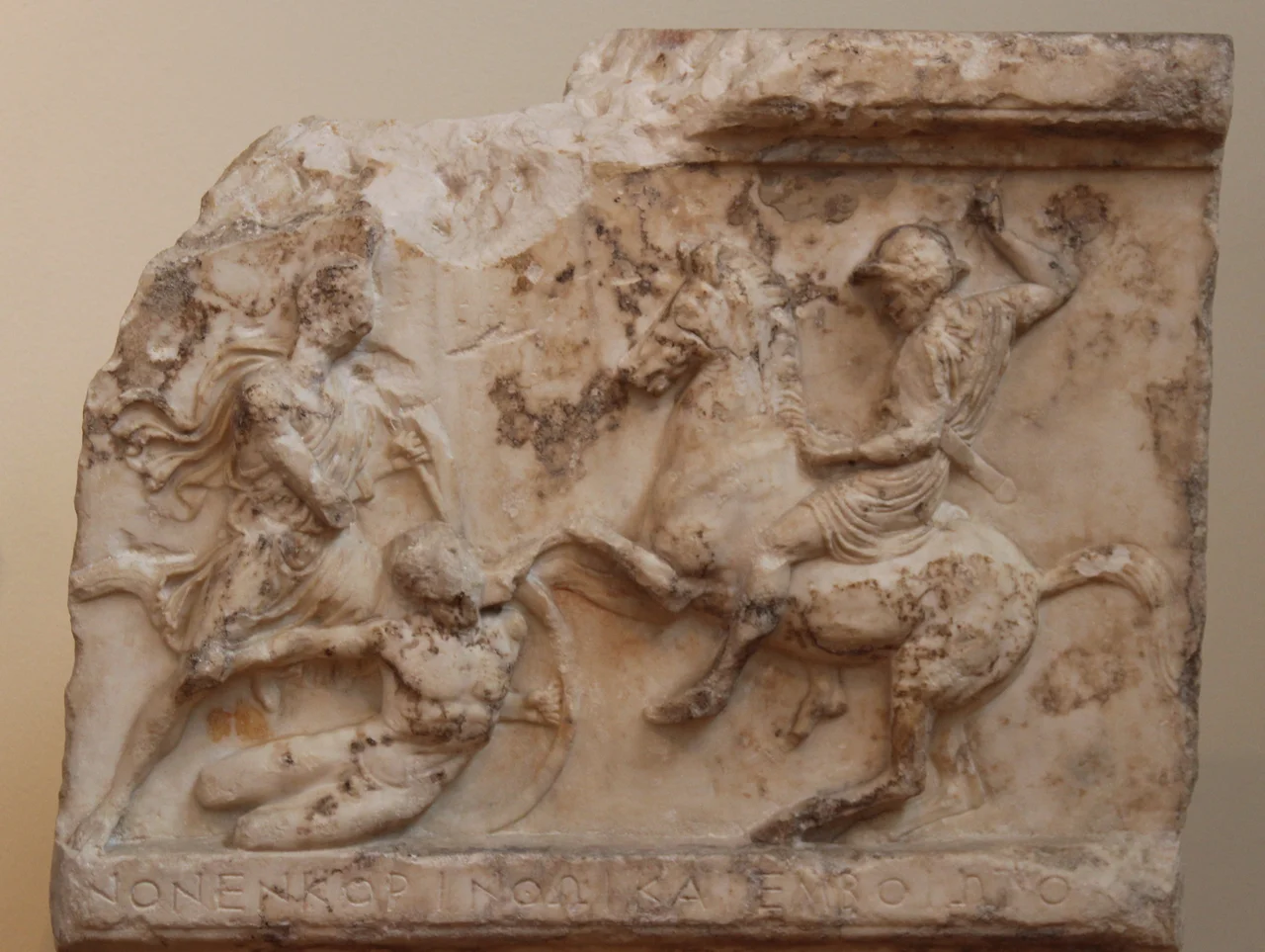 Athenian funerary stele of the Corinthian War, Athens National Archaeology Museum No.2744