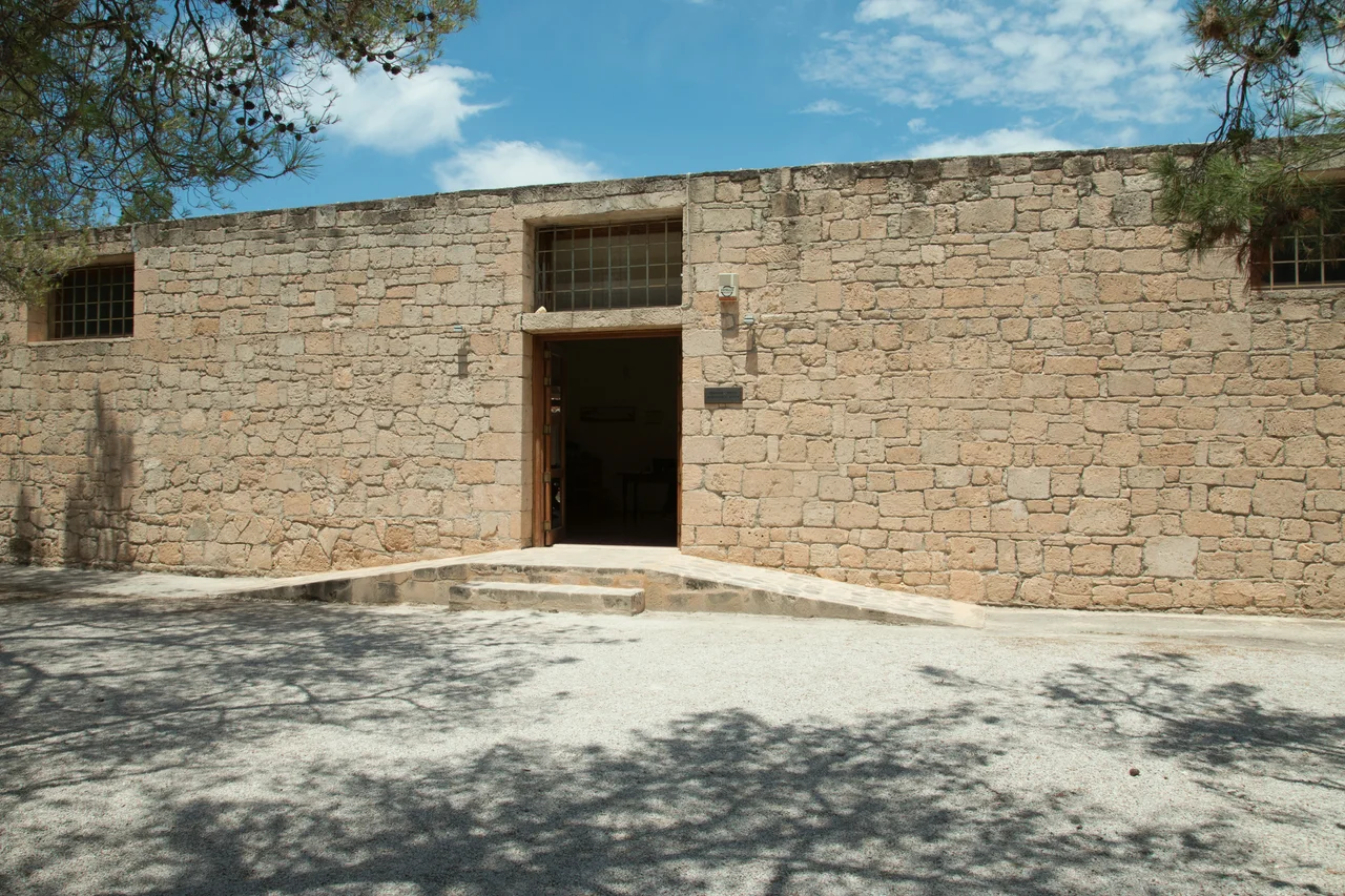 Archaeological Museum of Aegina. The entrance to the building