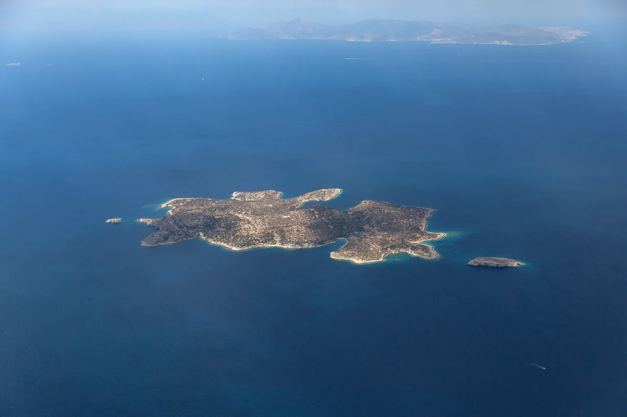 Fleves island, Saronic Gulf, Greece.