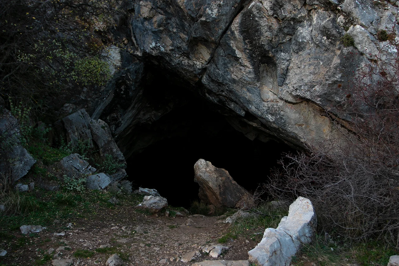 Entrance to the Corycian Cave, Mount Parnassus, Greece