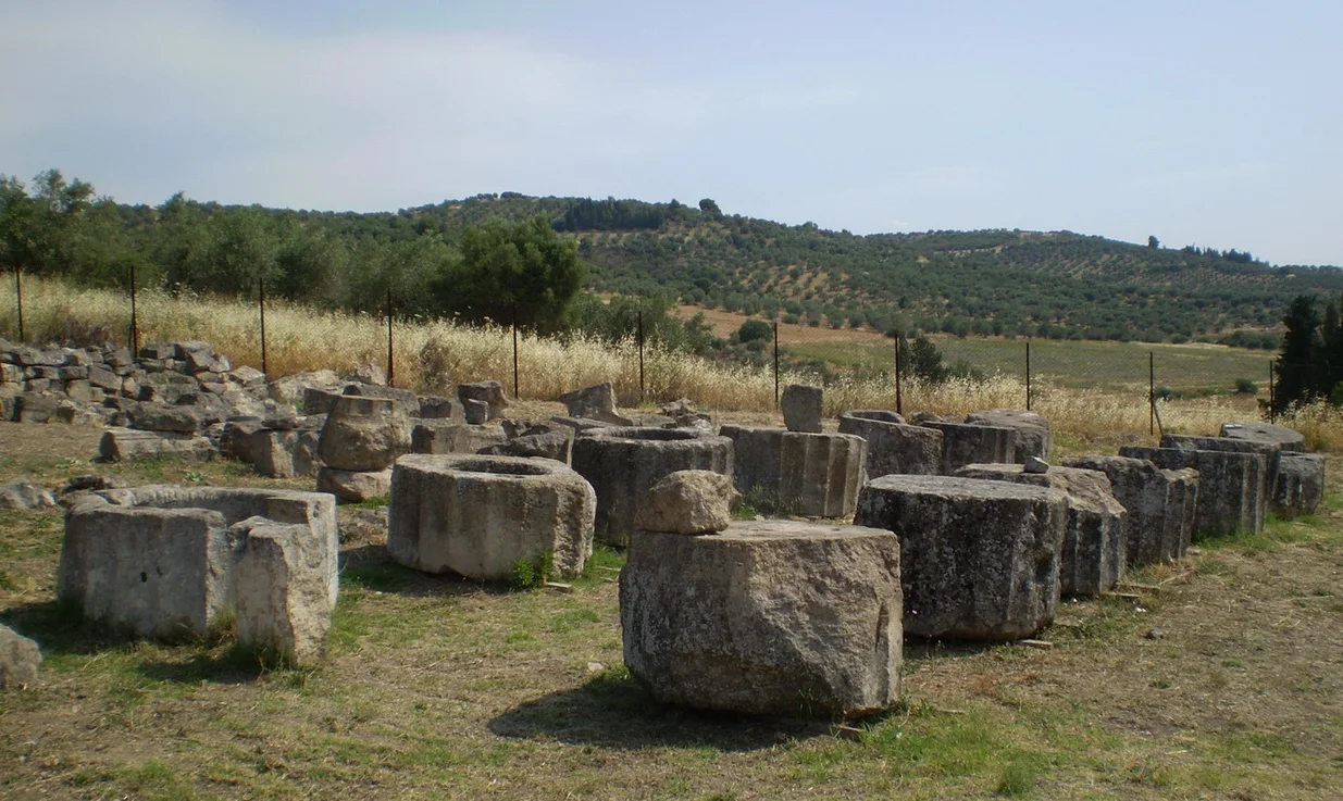 The archeologic site of Iampolis in modern Kalapodi Fthiotis, central Greece