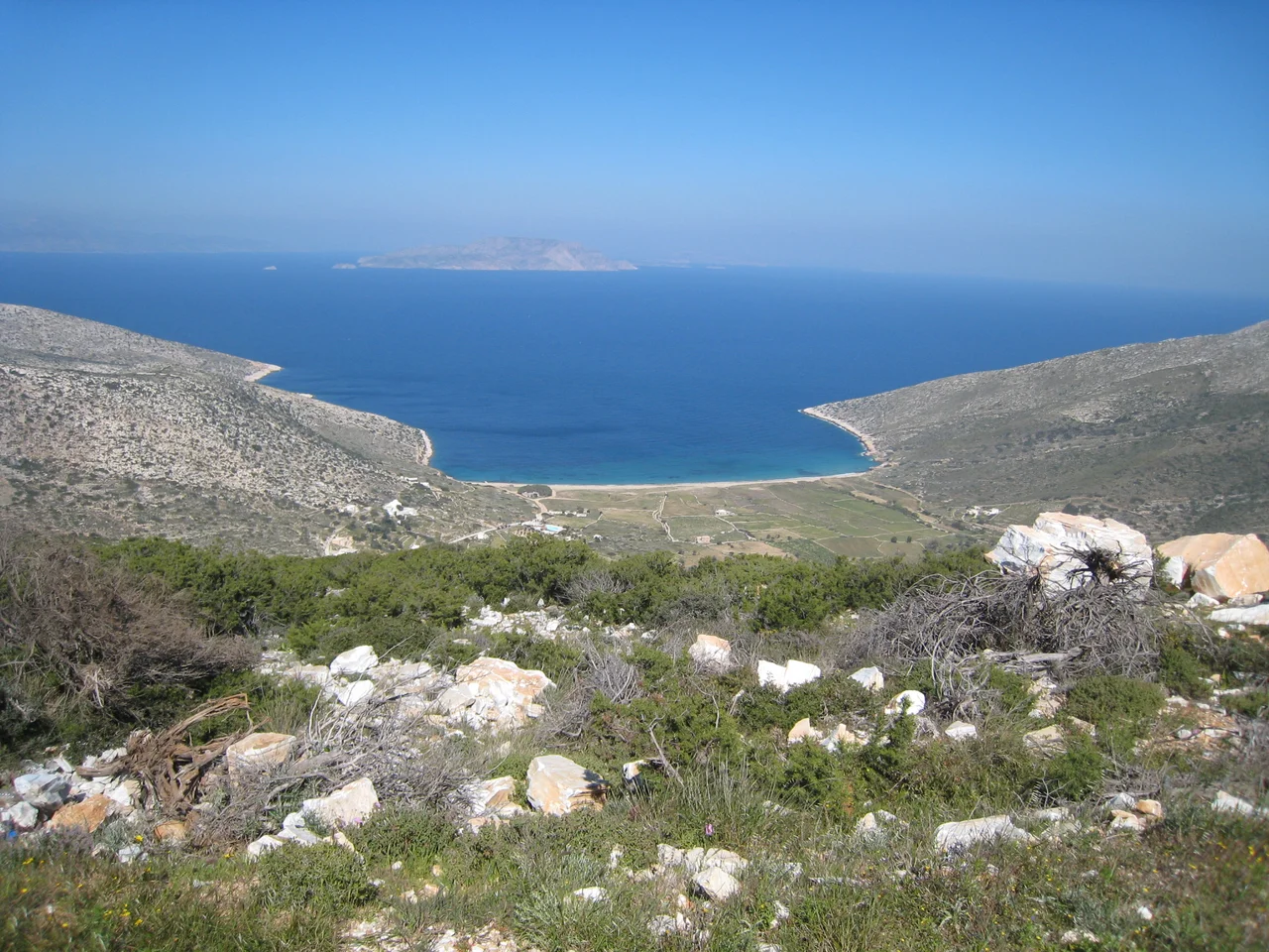 Agia Theodoti Bay, Ios island, Cyclades, Greece

Island of Iraklia in the background