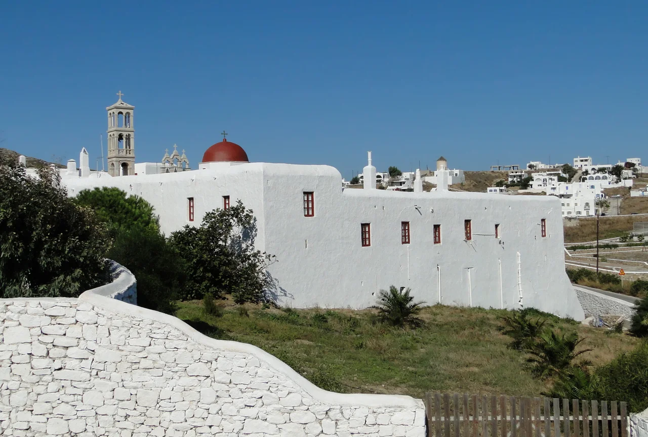 Monastery of Panagia Tourliani, Ano Mera, Mykonos, Greece