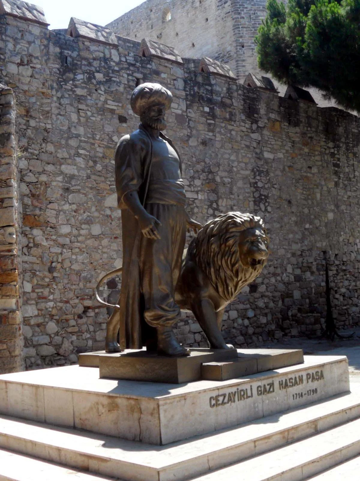 Cezayirli Hasan Paşa monument in Çeşme, İzmir Province, Turkey