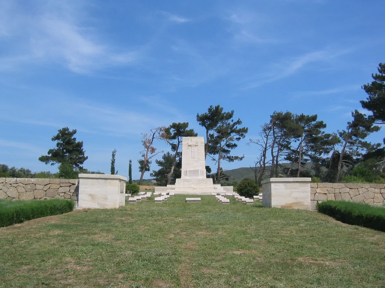 Hill 60 Cemetery near Anzac Cove in the Gallipoli Peninsula. Digital photo taken on 24 May 2006.