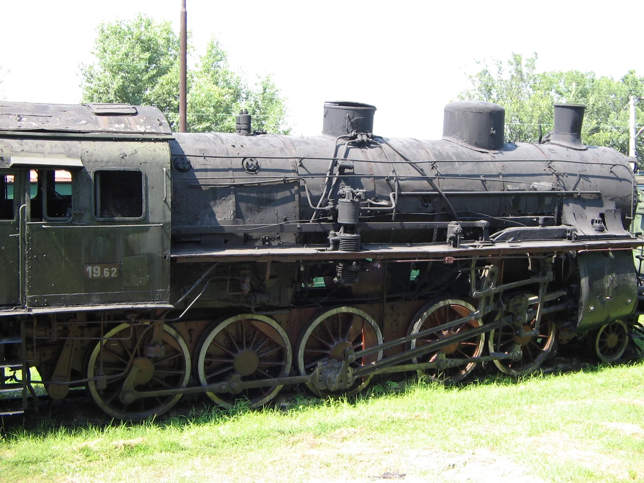 An exponent from the National Transport Museum in Rousse, Bulgaria. An engine.