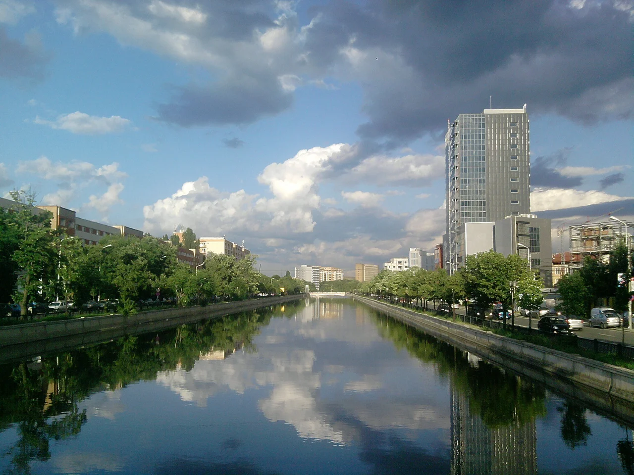 The Dambovita River.