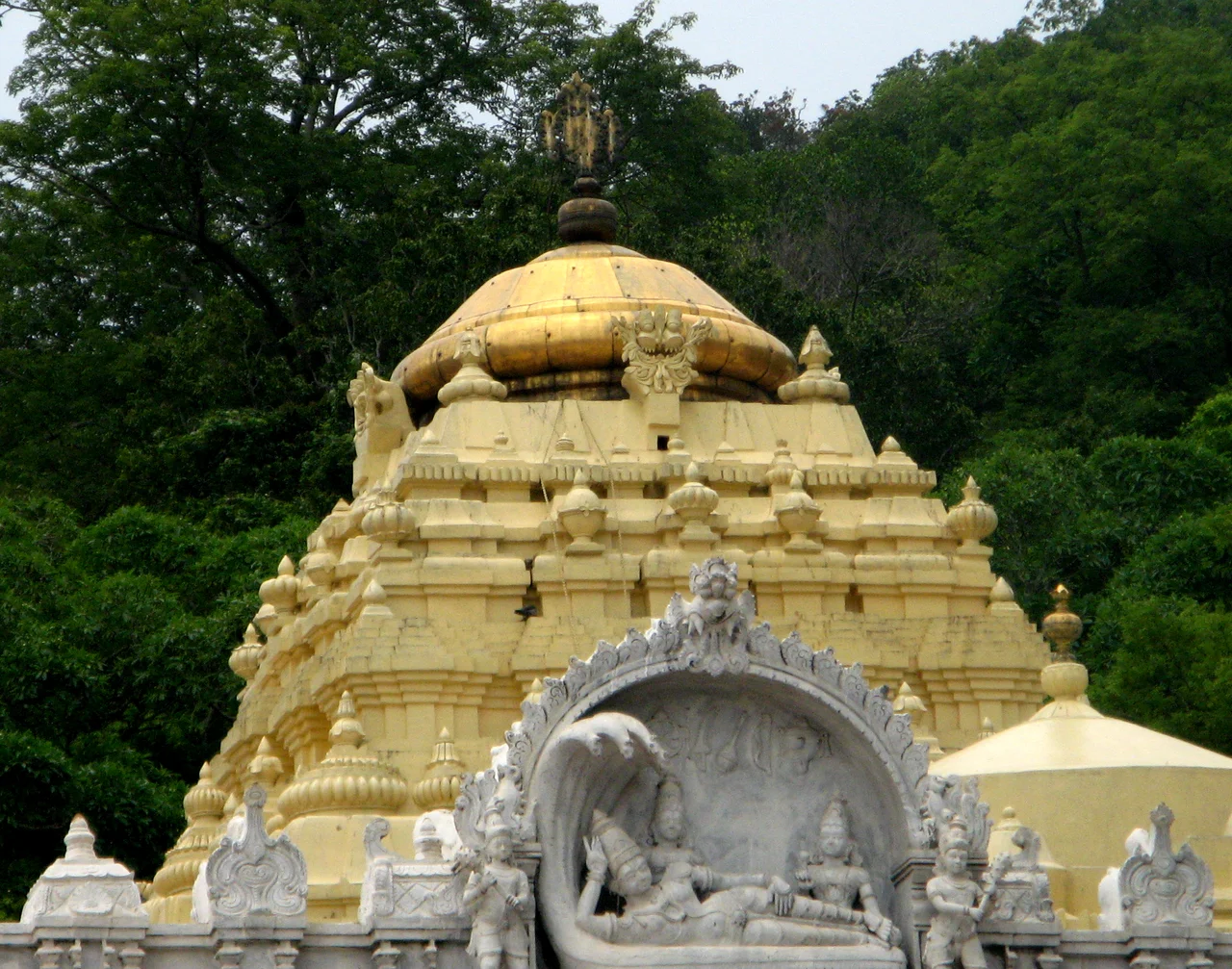 Simhachalam Temple Vimana Gopuram (dome) View, Simhachalam, Visakhapatnam