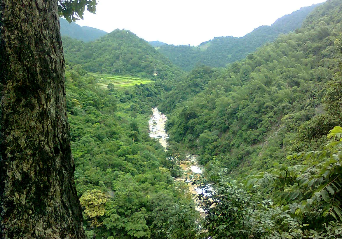 View of Gosthani River Valley at Borra Caves in Visakhapatnam District