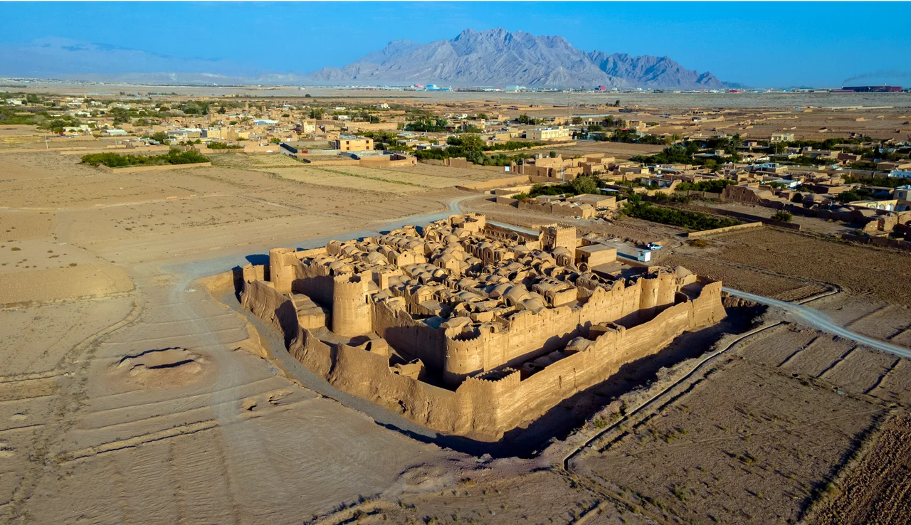 This is a photo of a monument in Iran identified by the ID