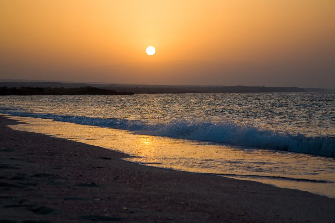 Sunset at Ras al Hadd, Oman