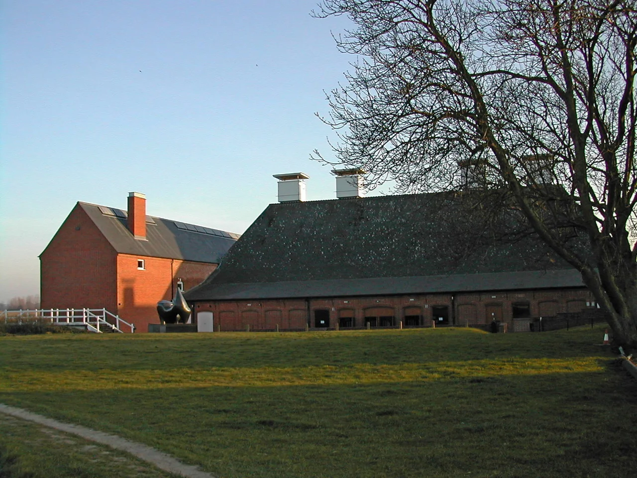 My own digital image of Snape maltings concert hall. I release all rights.