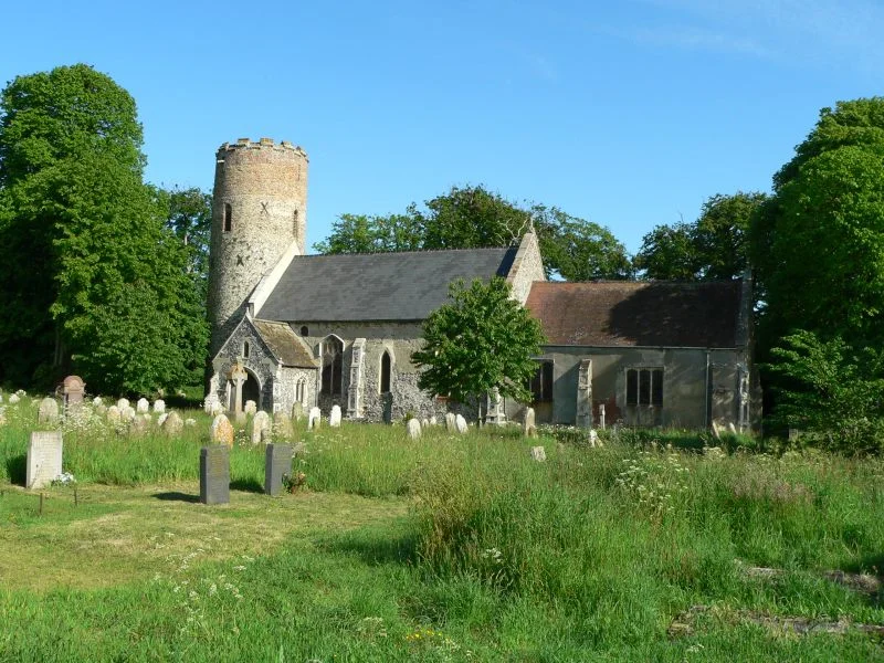 Burgh Castle SS Peter and Paul Round Tower Church