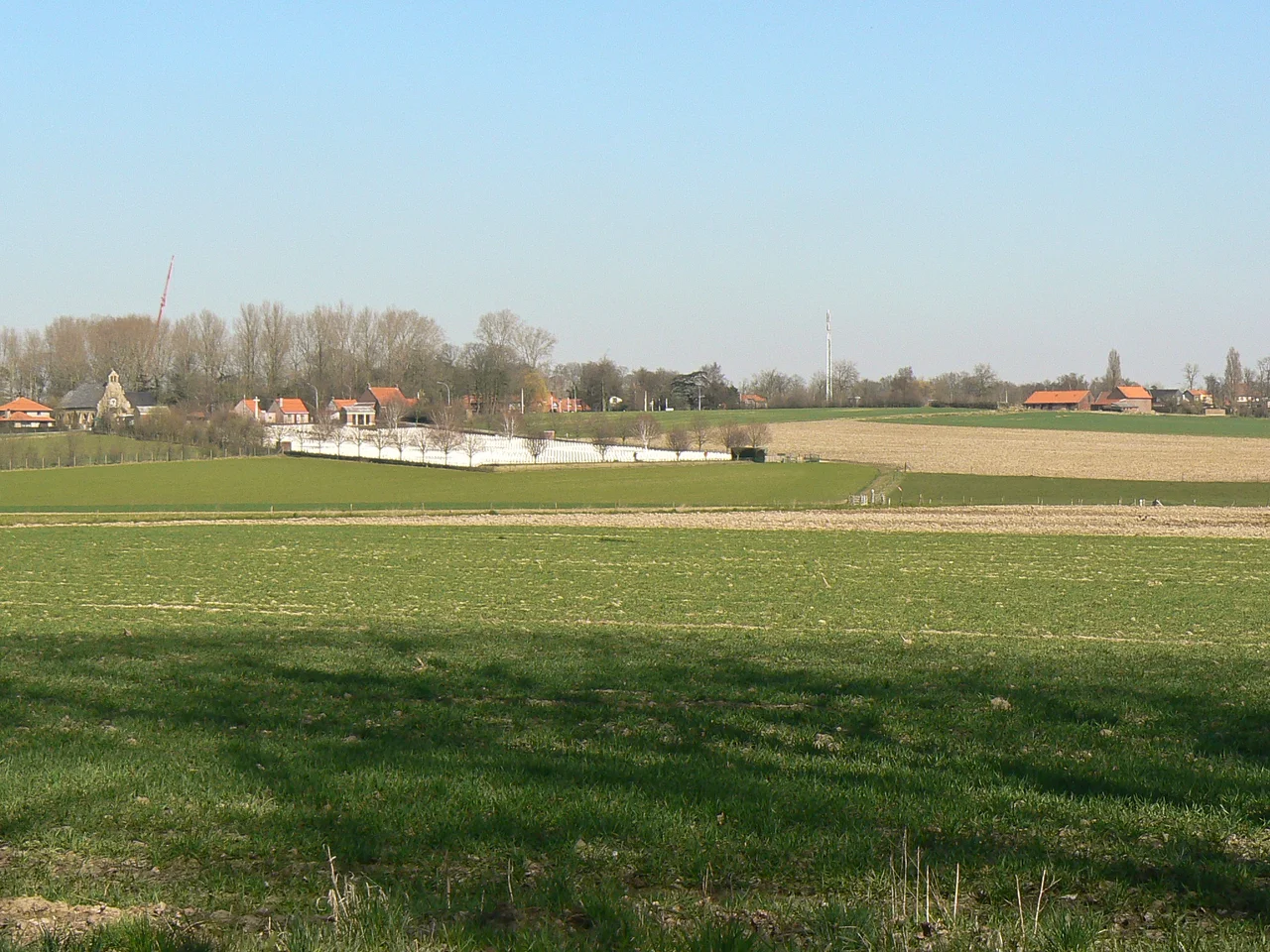 Hooge Crater Cemetery. Panorama.