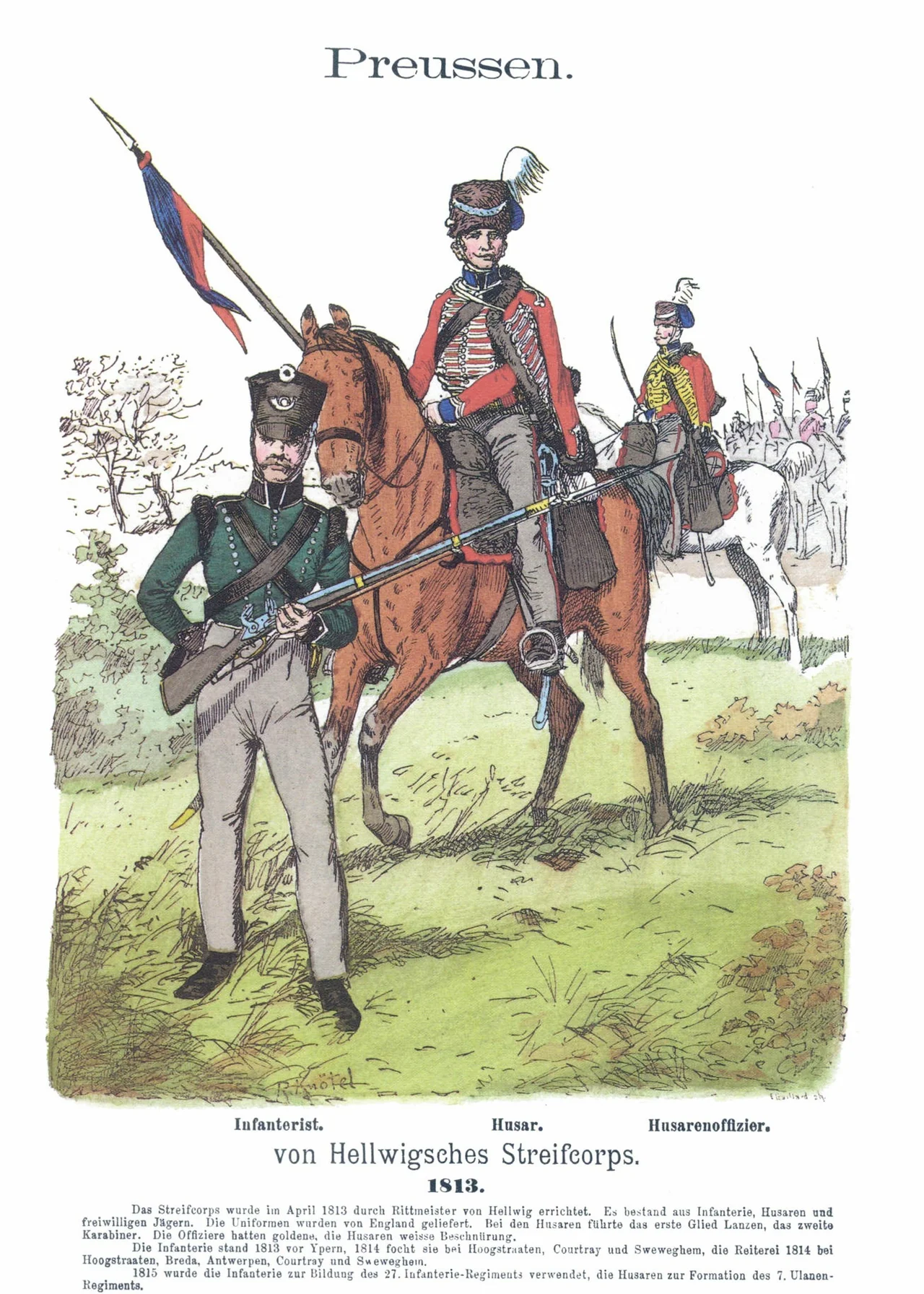 Preußen: von Hellwigsches Streifcorps. 1813