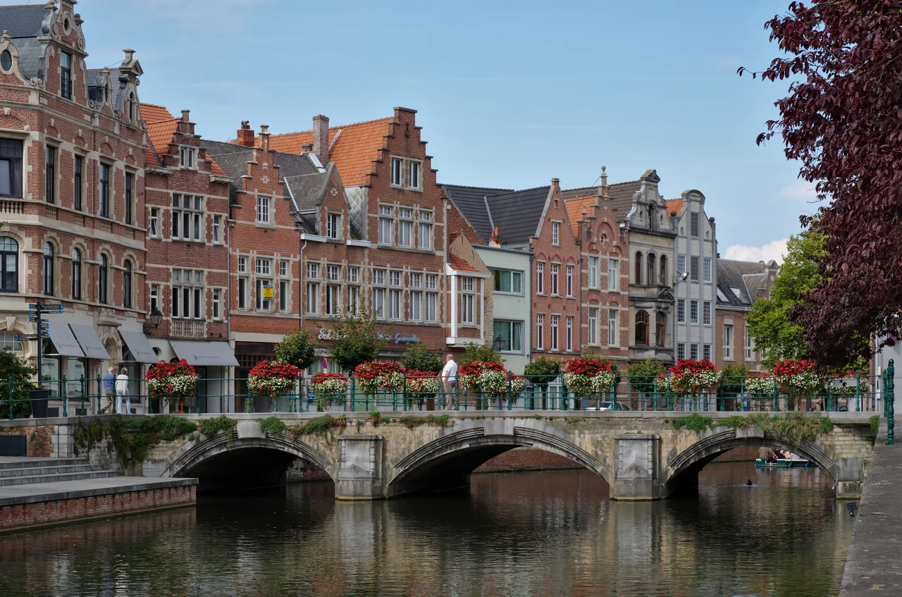 Hoogbrug in Lier, Belgium