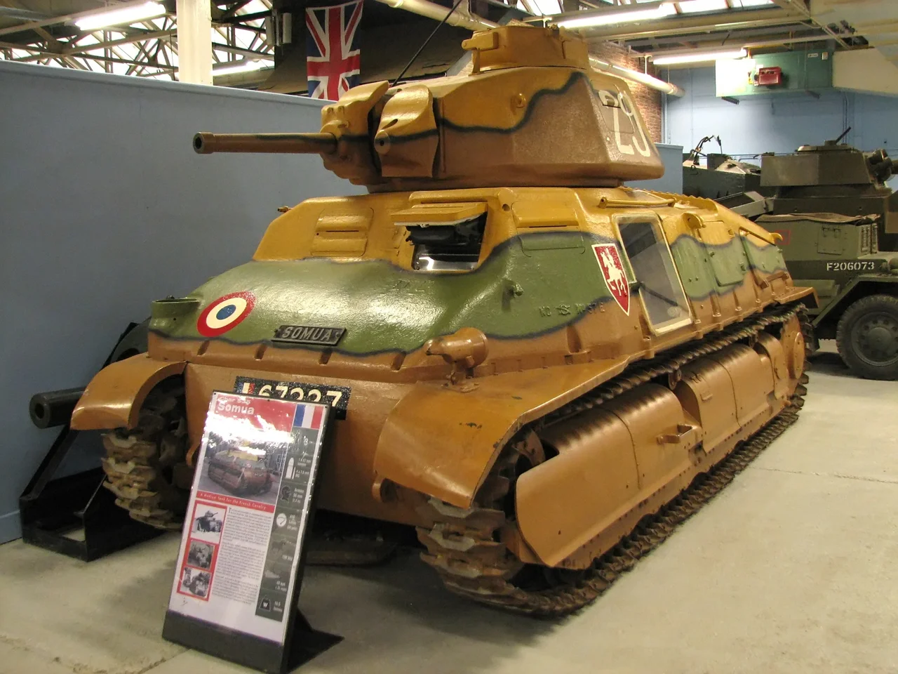 Somua S35 at Bovington Tank Museum