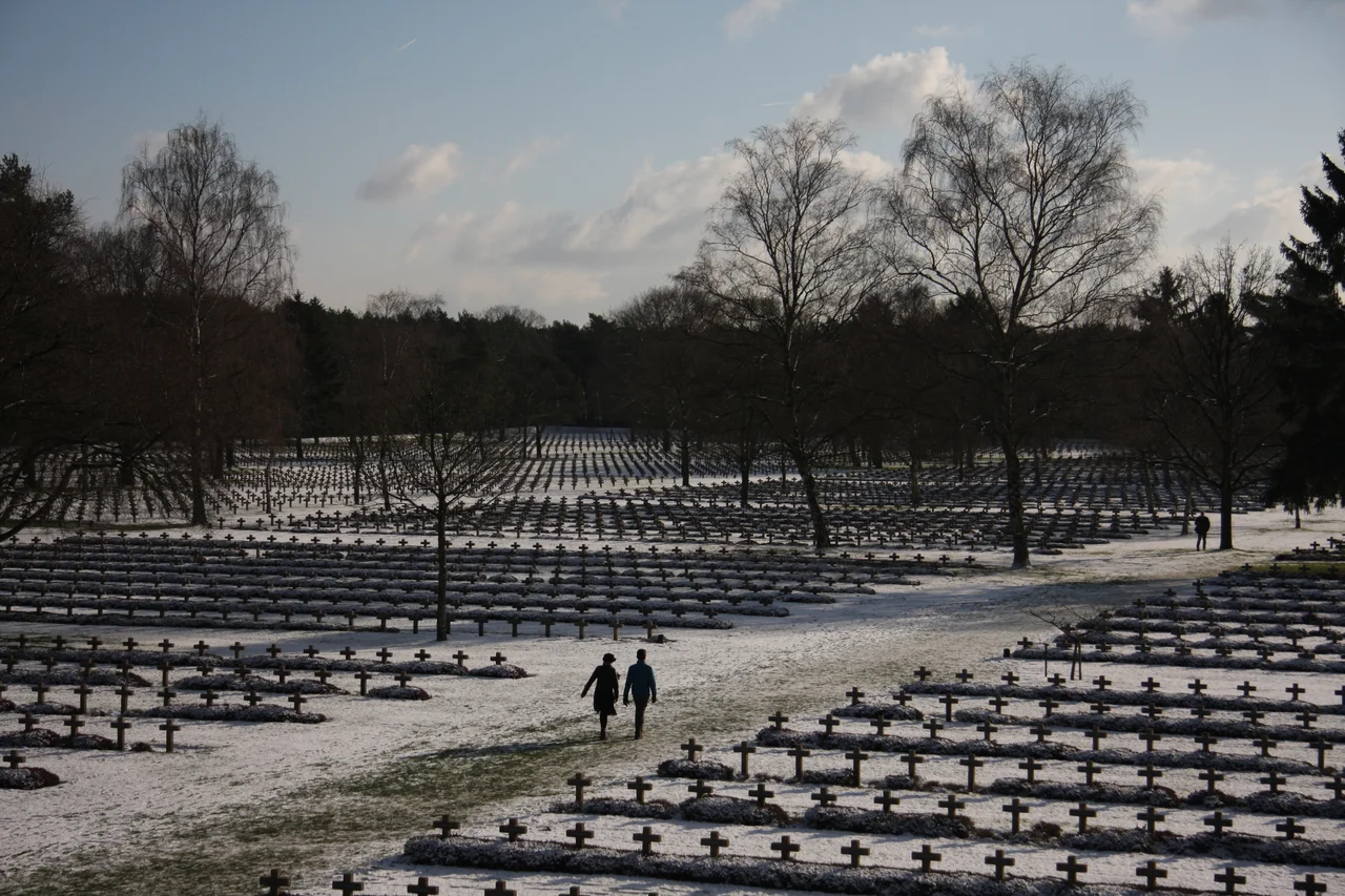 This is a photo of onroerend erfgoed number 80122


Lommel German war cemetery, Kattenbos, Lommel, Belgium. The largest German military cemetery in Western Europe outside Germany itself. Established after World War II, and holds 39102 burials.
