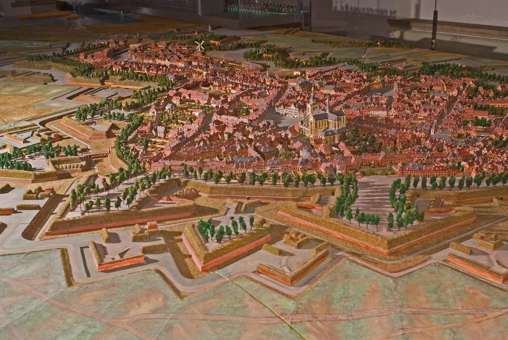 Maquette Bergen op Zoom 1747 (Sterkste vesting van de Republiek de Verenigde Nederlanden)