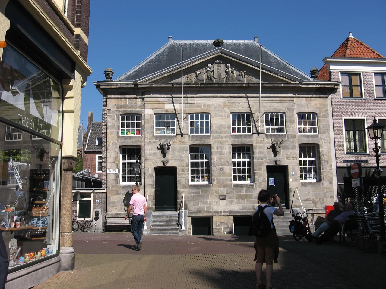 Vleeshal, rijksmonument, DelftThis is an image of rijksmonument number 12190Information from structured data:
location of creation: Delft→South Holland→Netherlands
depicts instance of: Koornbeurs (Delft)→corn exchange