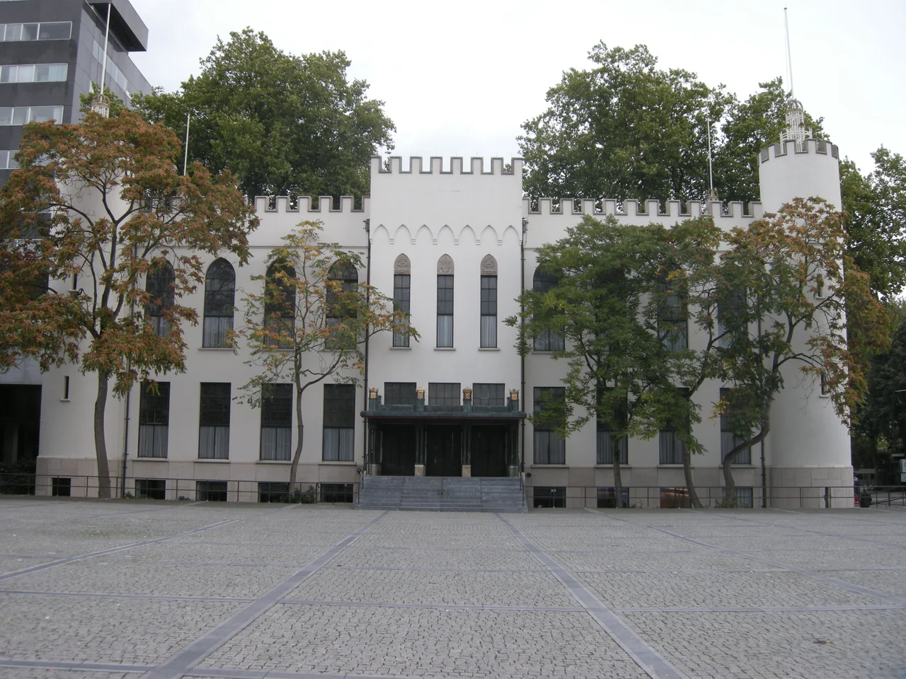 Town Hall of Tilburg, a former royal palace build for king William II of the Netherlands.