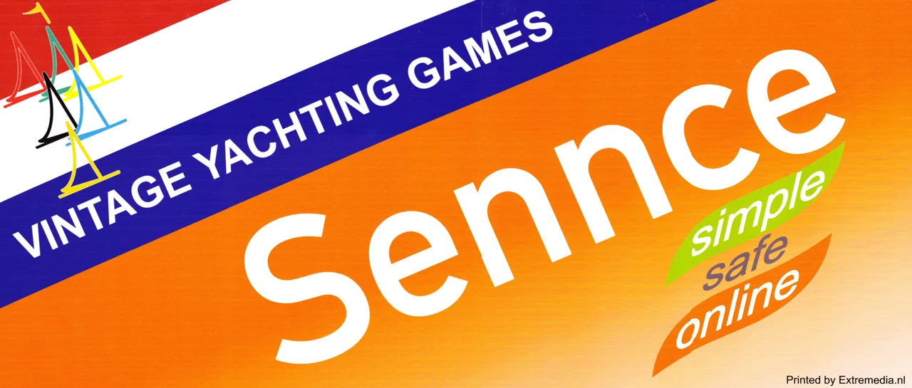 Sticker used on the bows of each participating boat in the Vintage Yachting Games 2008