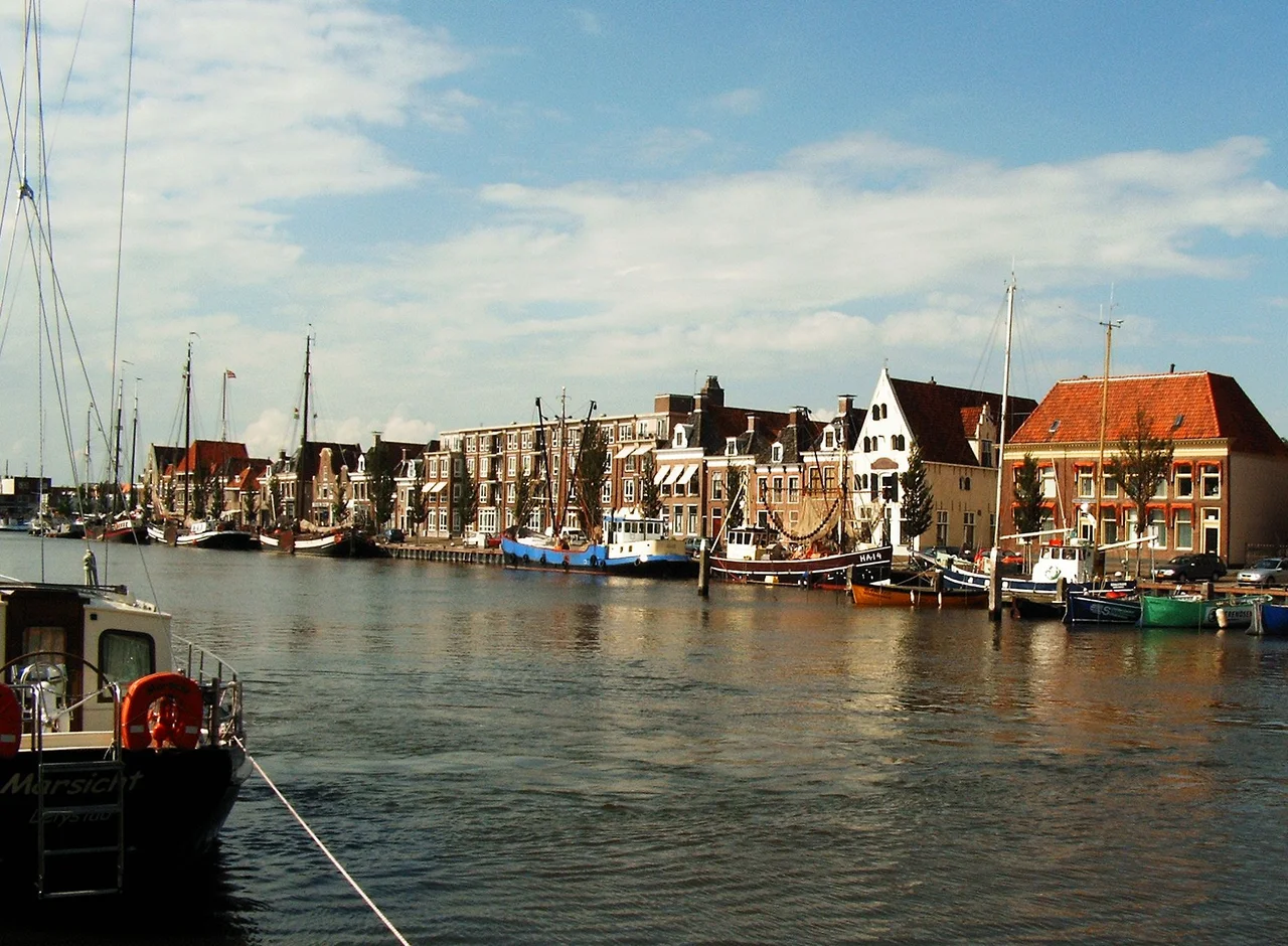 Harlingen - Blick auf den Hafen
