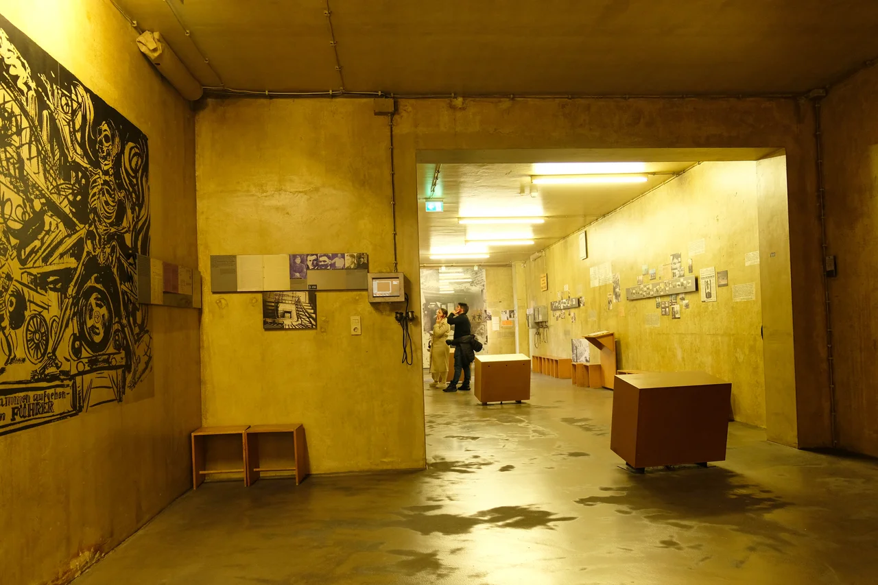 EL-DE House in Cologne (Köln), Germany.  From 1933 to 1945 this house was the Gestapo Headquarters in Cologne and is now a museum documenting the Nazis in Cologne and in Germany as a whole. This photo shows one of the upper floors housing the museum.
