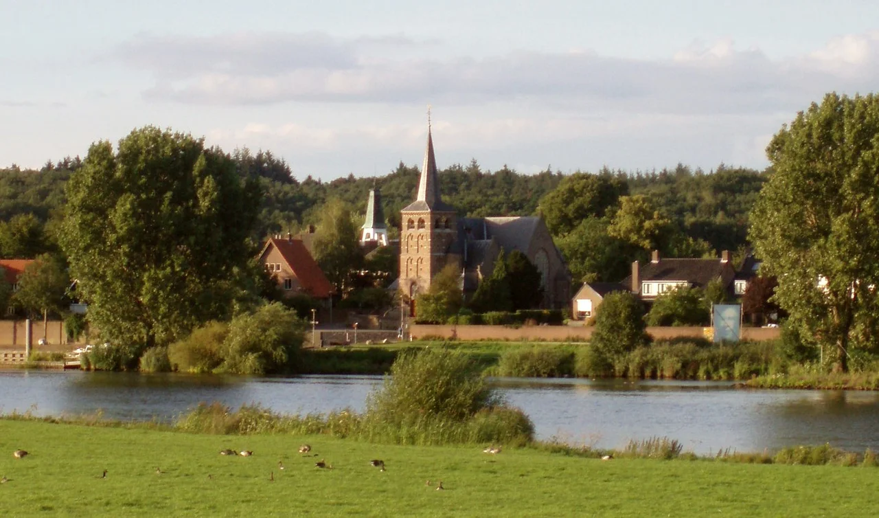 Mook at the Meuse River, Netherlands