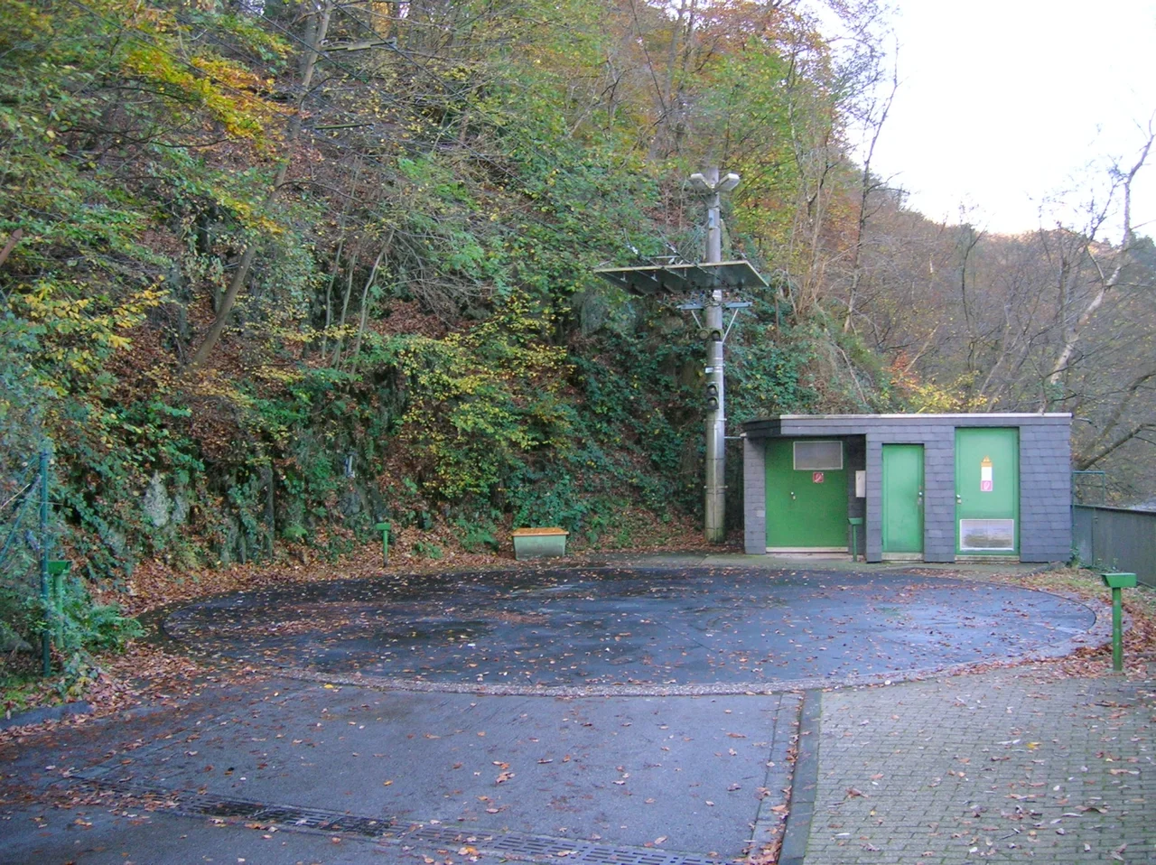 Drehscheibe für Oberleitungsbus in Solingen-Burg