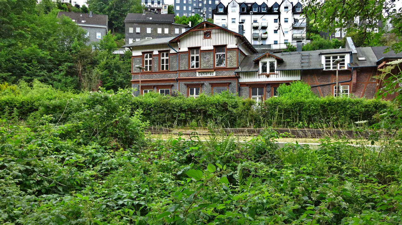 Bahnhof Dahlerau an der ehemaligen Wuppertalbahn