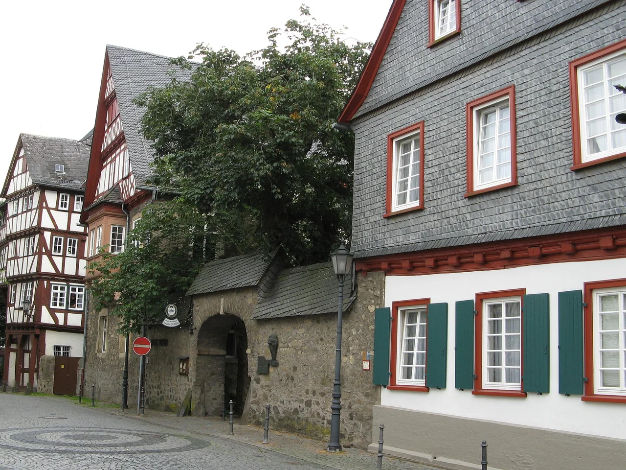 Das Gebäude der Hohen Schule Herborn von 1588 - 1817