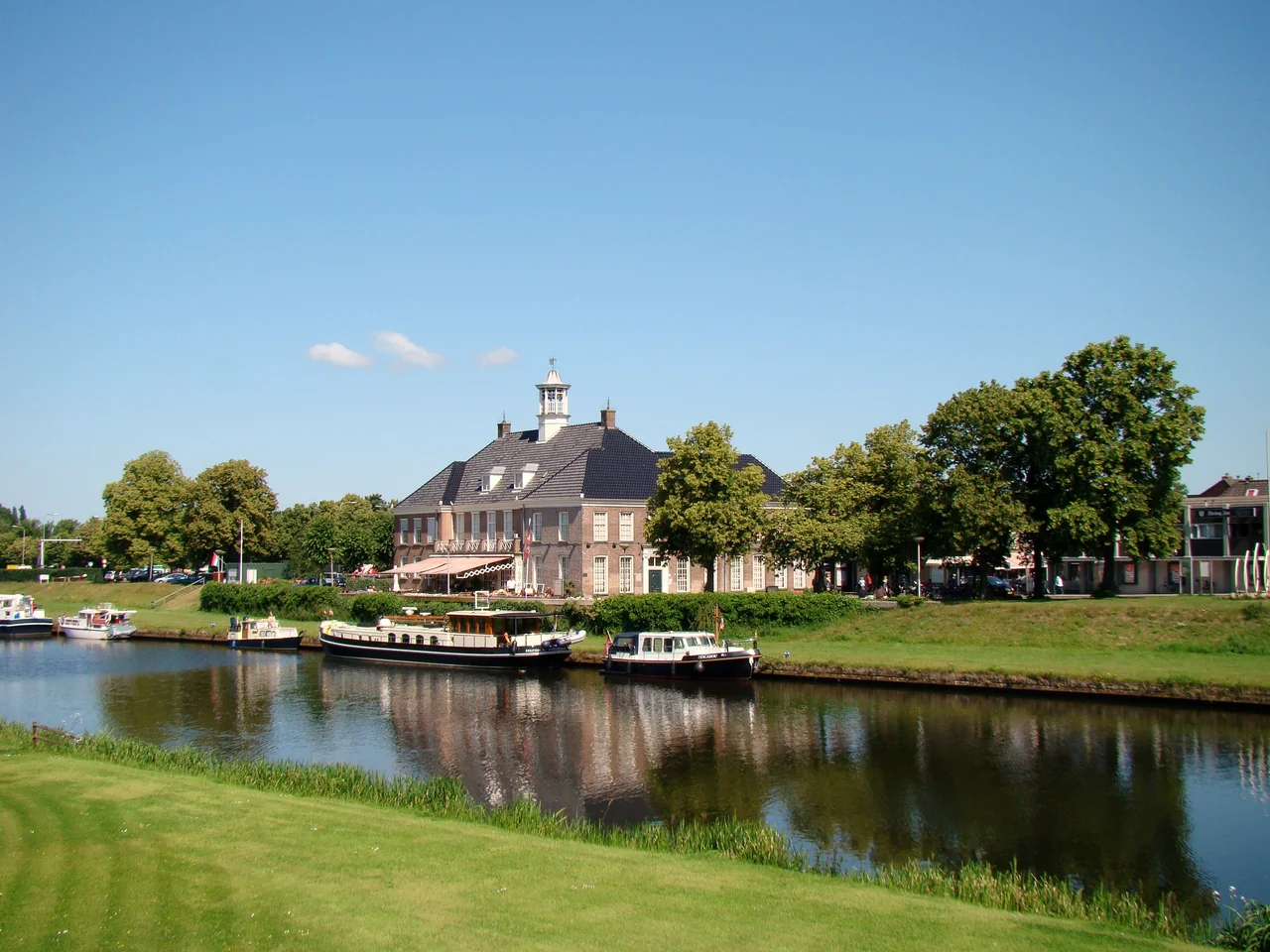 Old cityhall of Ommen, now a museum and a bistro