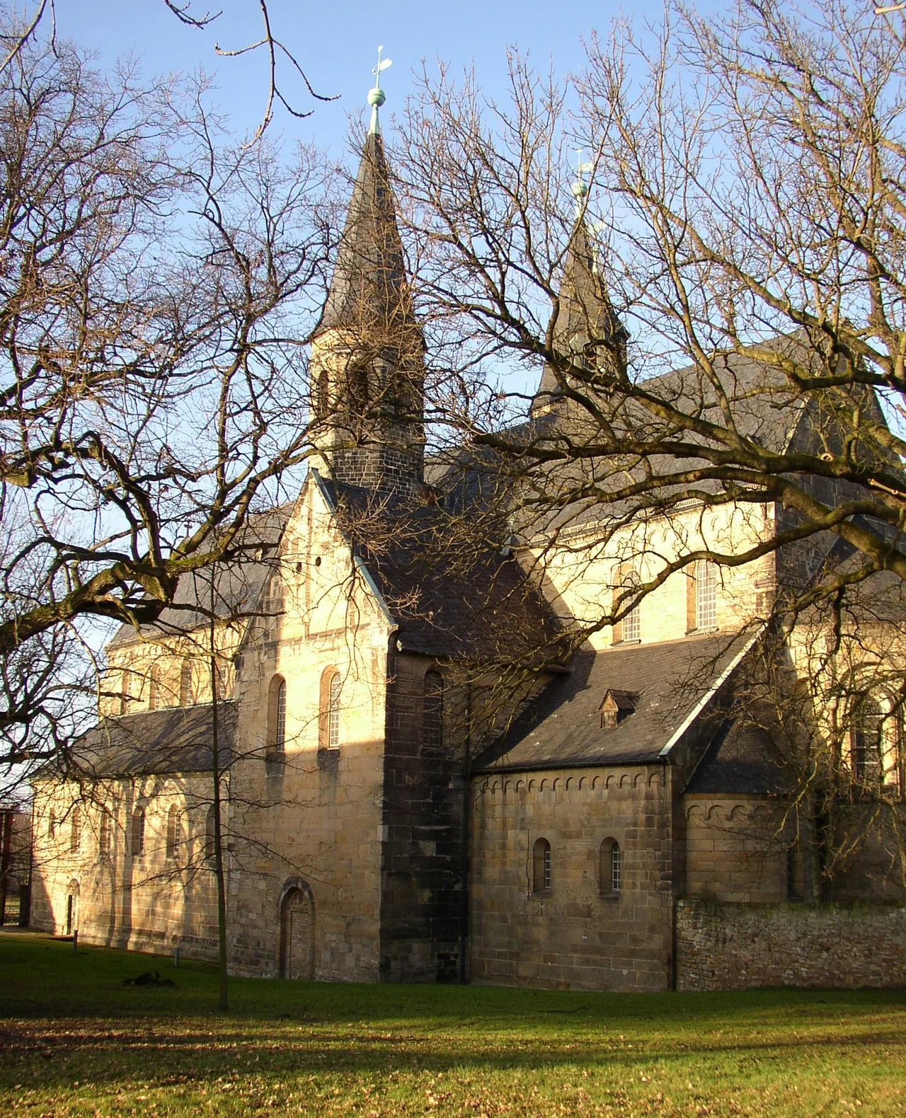 Romanesque church Hamersleben in Saxony-Anhalt, Germany